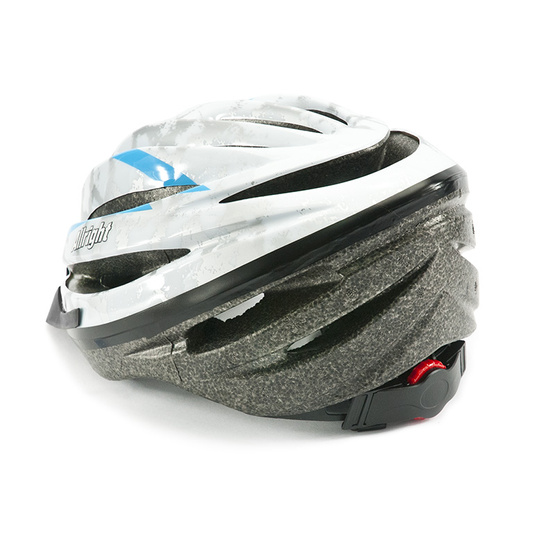 Kask rowerowy Allright SCUD  HB13 niebiesko/biało/srebrny  rozm.M