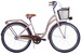 (K29) Rower miejski 28 damski Kozbike beżowo-brązowy 3S (J1)