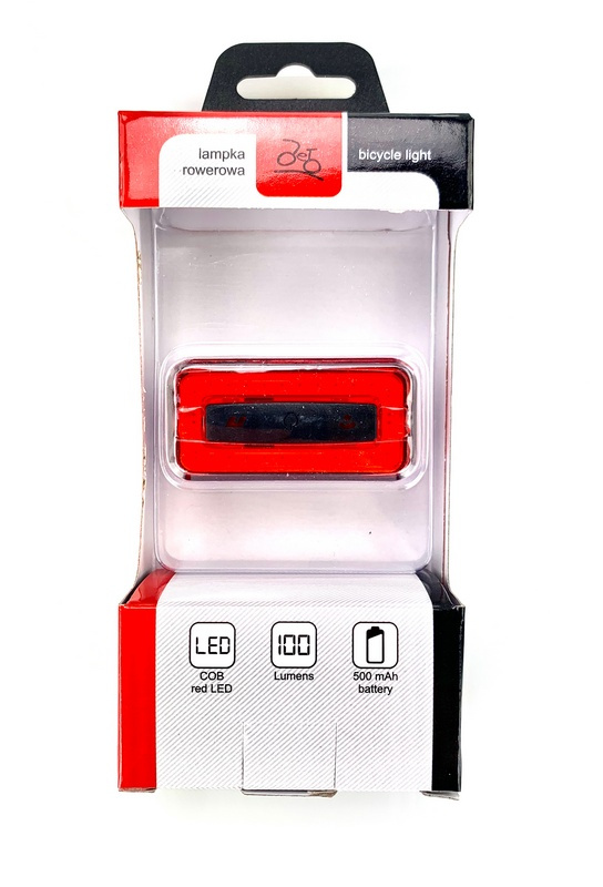 Lampa tył prox Aero R- 2led 0,5W USB 40lm 500