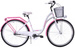 K19 Rower miejski Kozbike 28 3bieg biało-różowy  (przerzutka Sturmey Archer) (J9)