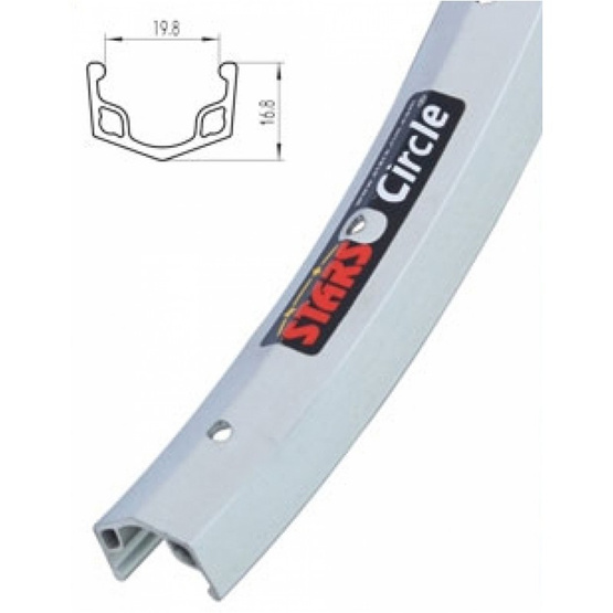 Obręcz rowerowa 26 aluminiowa J20A 36H. 19,8x16,8mm, SR