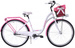 K19 Rower miejski Kozbike 28 3bieg biało-różowy  (przerzutka Sturmey Archer) (J9)