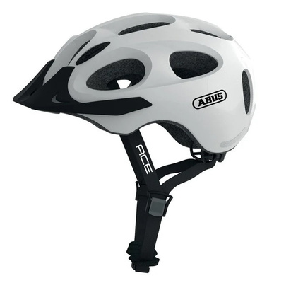 Kask rowerowy ABUS Youn-I Ace pearl white L (56-61cm)