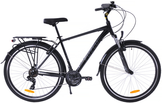 Rower trekkingowy 28 Fuzlu Core Men amor. (20")  czarny/srebrny/srebrny połysk  