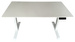 Biurko regulowane VertiGo Dual RXD2-3-3RR białe 140x70 cm Wysokość: 71-120 cm