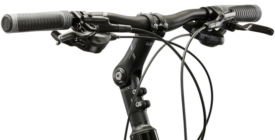 KROSS TRANS 7.0 M XL(23") 28 rower CZARNY SREBRNY POŁYSK (B10)