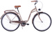 (K29) Rower miejski damski Kozbike 28 beżowo-brązowy 1s (J10)