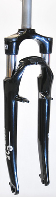 Amortyzator 28" SR Suntour CR85-E25 skok 63mm, 1-1/8" 25cm, ahead piwoty, sprężyna, czarny