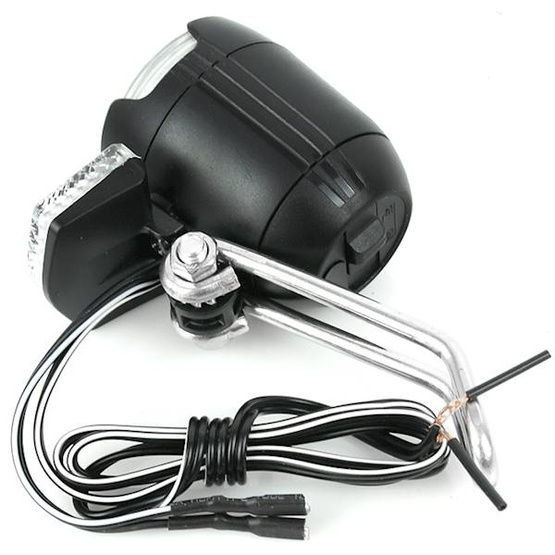 LAMPKA PRZEDNIA XC-259A-D dynamo z włącznikiem