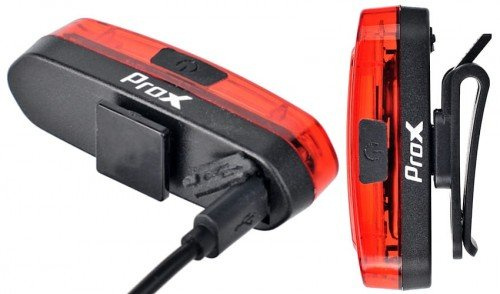 Lampa rowerowa tył ProX Delta Cob Led 50 Lm 600 mAh, USB