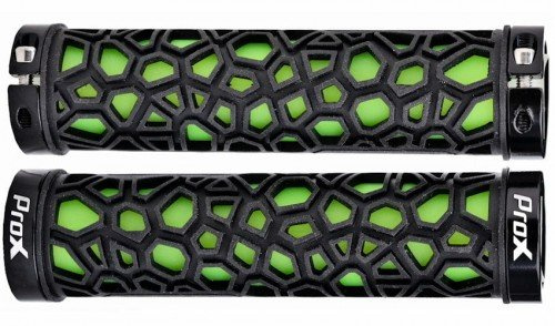 Chwyty ProX GP-53 zielono-czarne 130mm skręcane