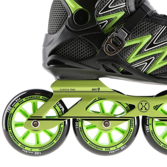 Łyżworolki Nils Extreme NA8660 zielony roz. 44