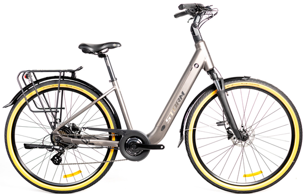 Rower elektryczny Storm E-DIAMOND PRO lady 28" 19" Grafitowy