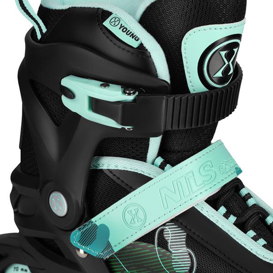 Łyżworolki Nils Extreme NA13808 cosmo zielone rozm. M (34-37)