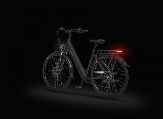 Ecobike rower elektryczny X-CITY Black 28 19"