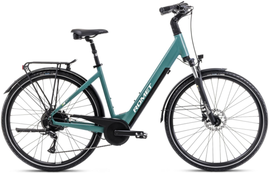 Rower elektryczny Romet e-Modeco URB 1.0 28 M(17") 504WH turkusowy 