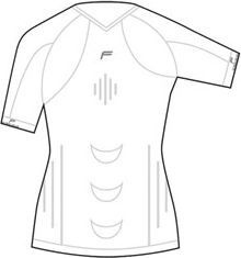 T-SHIRT termoaktywny MEGALIGHT 140 loose fit biały rozm.S