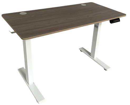 Biurko regulowane VertiGo RXD1-3-2RR biało-szare 120x60 cm Wysokość: 71-120 cm