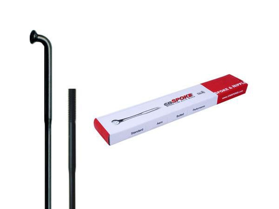 Szprychy czarne z nyplem(op/100s) 276mm czarny
