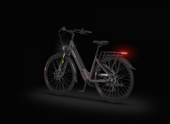 Ecobike rower elektryczny X-CITY Coffee  28 19"