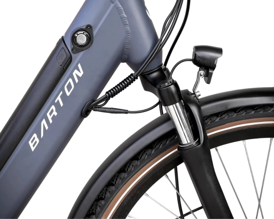 Barton E-smart 17" (36v13Ah) (468Wh) jasny grafit rower elektryczny