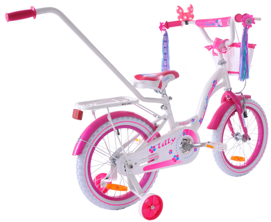 Rower dziecięcy 16 Fuzlu Lilly white / pink