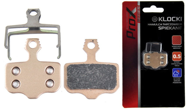 Klocki hamulca tarczowego Prox Spiekane Avid DB Elixir BP-44S + SP444