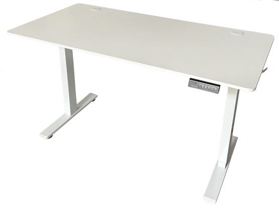 Biurko regulowane VertiGo RXD1-3-2RR białe 140x70 cm Wysokość: 71-120 cm