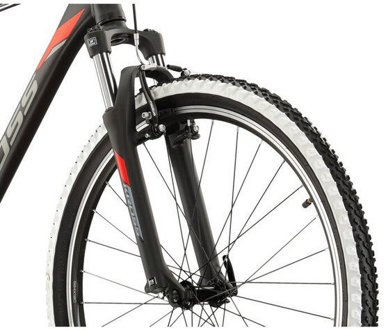 Kross Esprit 1 M 27 M(19") rower czarny/czerwony/grafitowy mat (1P,NW,B1)