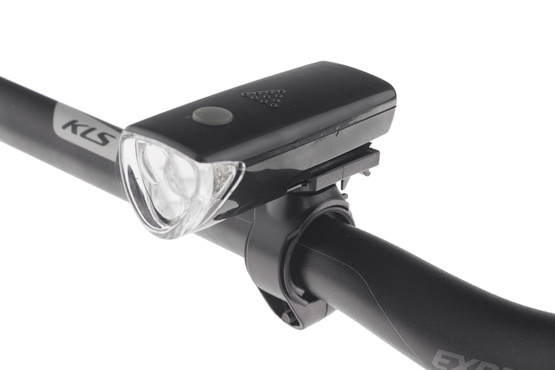 Lampka rowerowa przód x-light 3 led + 3xaaa (xc-104a) czarna