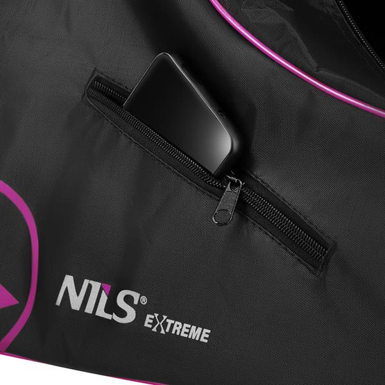 Torba z zamkiem na łyżworolki różowa one size TS306