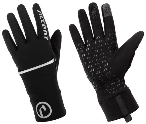 Rękawiczki ocieplane Thermal z pokrowcem, czarne L