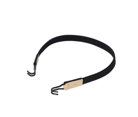 Guma bagażnika XLC z dwoma haczykami, 20mmx65/850mm, czarno-brązowy