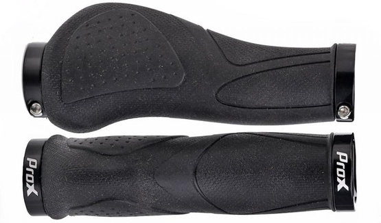 Chwyty rowerowe ProX GP-80 czarne 130mm ergo gel, skręcane