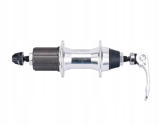 Piasta tył alum. MTB M10x135mm H36/14G pod kasetę 8-9.mod.GL-B42R8-9s silver, QR