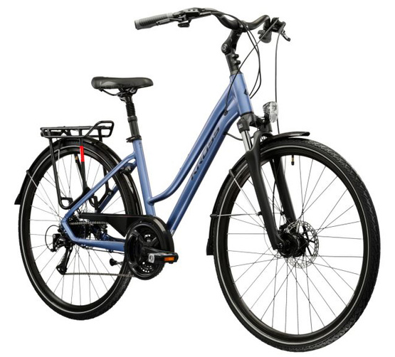 KROSS TRANS 4.0 D L(19") 28 rower NIEBIESKI CZARNY MATOWY (B8)