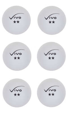Piłeczki do tenisa stołowego Vivo Practice 6szt