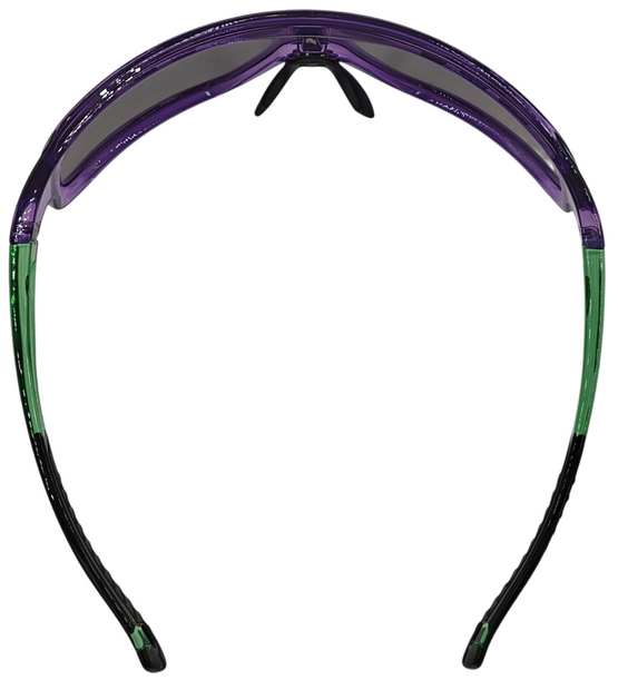 Okulary TRH-102-1 transparent purple/green black PC