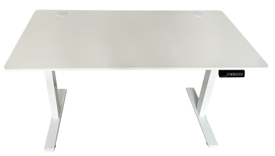 Biurko regulowane VertiGo RXD1-3-2RR białe 140x70 cm Wysokość: 71-120 cm