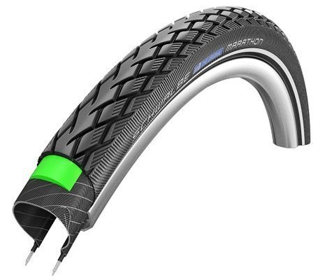 Opona rowerowa Schwalbe Marathon 28x1.25 green