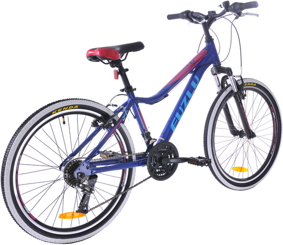 Rower górski 24 Fuzlu Team 24 alu. (14,5") ciemnoniebieski/malinowy/biały
