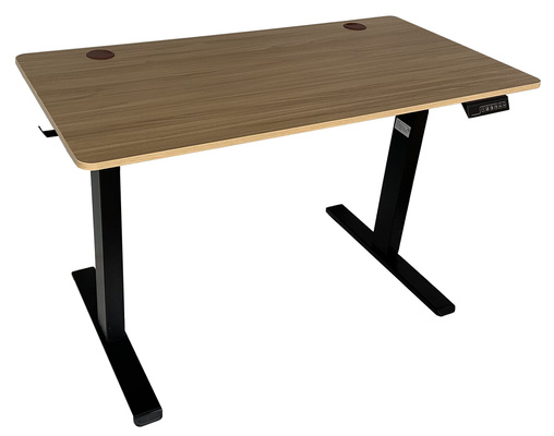 Biurko regulowane VertiGo RXD1-3-2RR czarno-brązowe 120x60 cm Wysokość: 71-120 cm