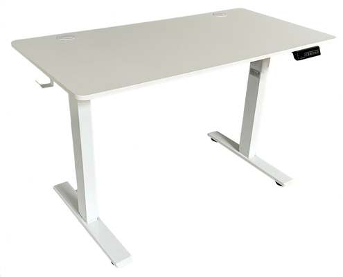 Biurko regulowane VertiGo RXD1-3-2RR białe 120x60 cm Wysokość: 71-120 cm