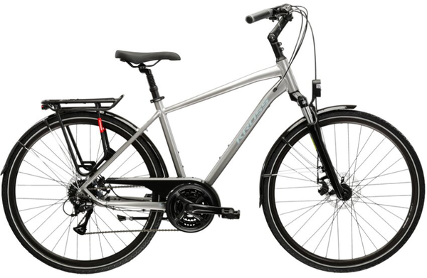 Kross Trans 3.0 M 28 L(21") rower srebrny/błękitny połysk (B9)