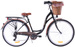 Rower miejski 28 Holland Retro 6s czarno-brązowy