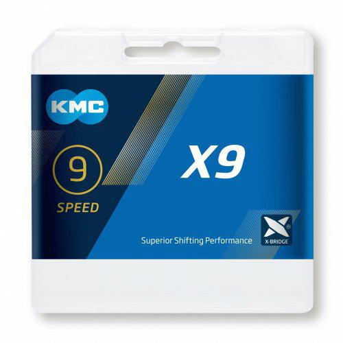 Łańcuch KMC X9/9-speed TI-N 114L