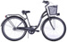 Rower miejski 28 damski Kozbike K3 3 biegi grafitowy (J5,J12)