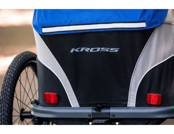 PRZYCZEPKA ROWEROWA DLA 2 DZIECI KROSS JOY