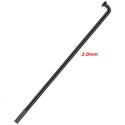 Szprycha 284mm SLE spokes stal, ocynk, czarna