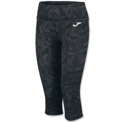Spodnie biegowe Joma Venus 3/4 S czarne damskie